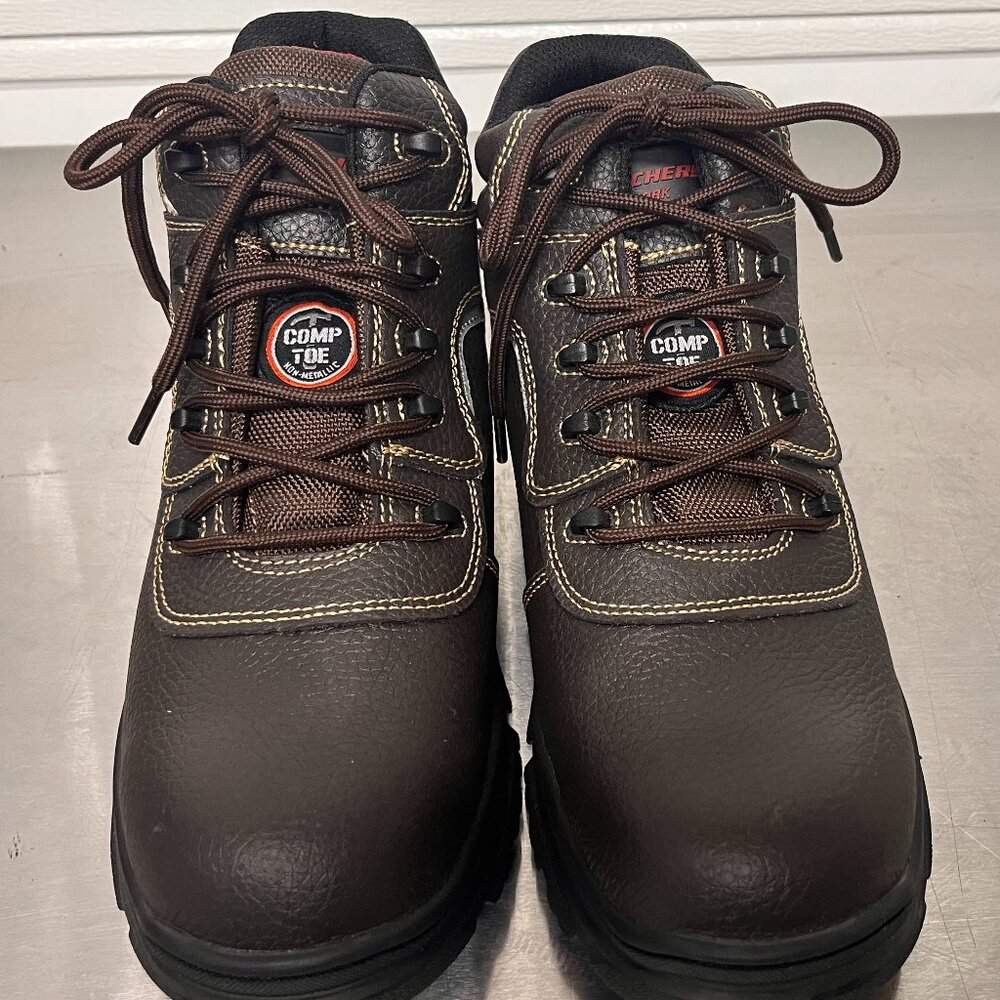 Skechers Men's Shoes Brown Size 10 Composite Toe